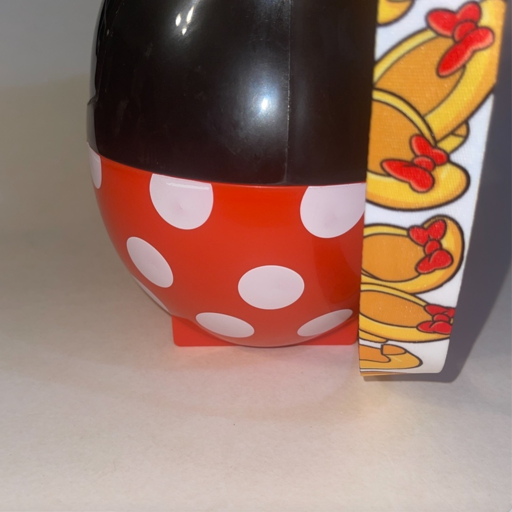 Disney Parks Minnie Mouse 90TH Anniversary Popcorn Bucket 2019 w/ Strap - Picture 12 of 15